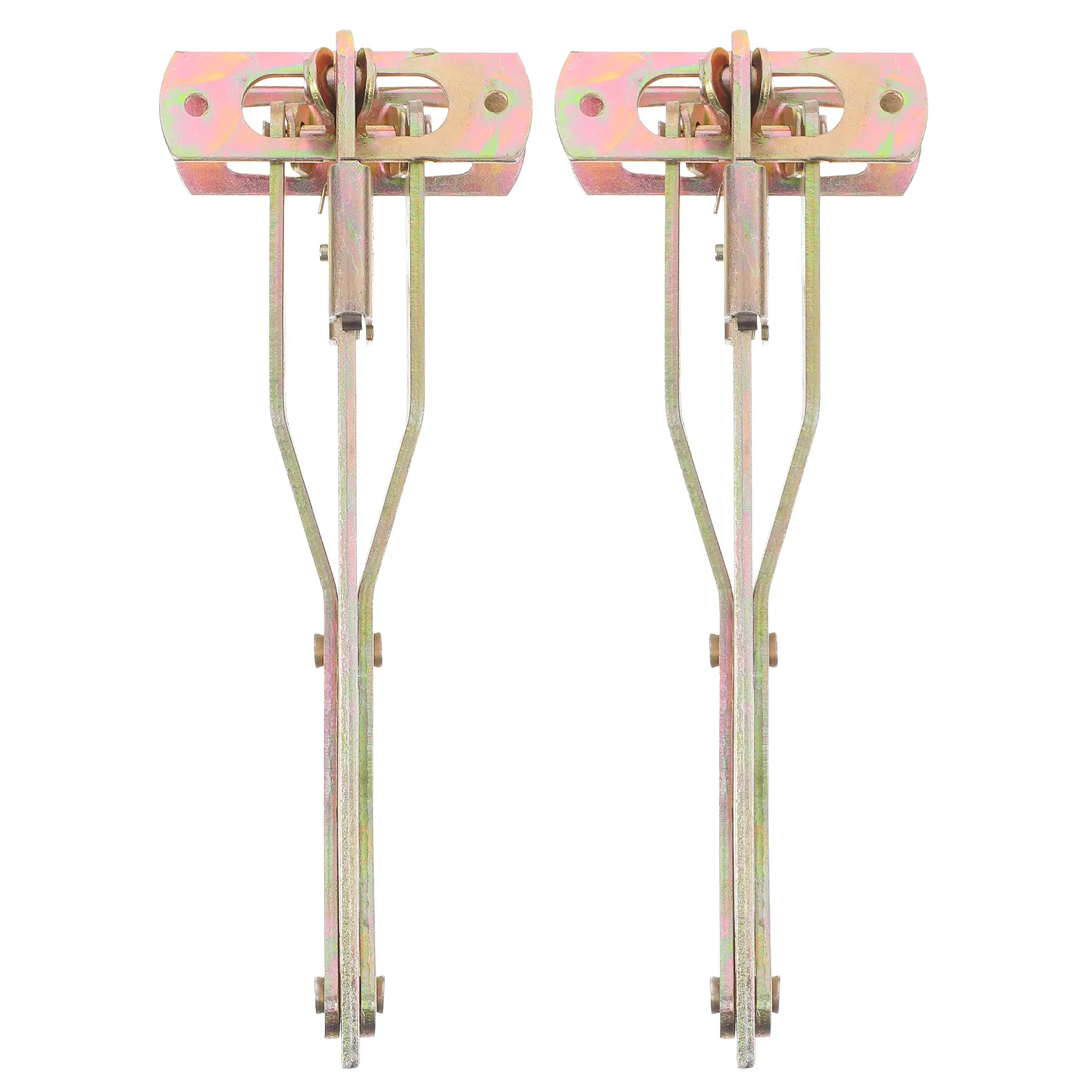 2pcs Massage Bed Mechanism Multi-Level Adjustable High-Strength Folding Support For Therapy Tables Armrests Coffee Tables Salon