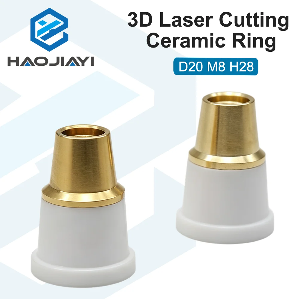 D20 M8 H28 Ceramic Ring 1 Hole 3 Hole Compatible with BOCI 3D Fiber Laser Cutting Head Nozzle Holder Replacement Part