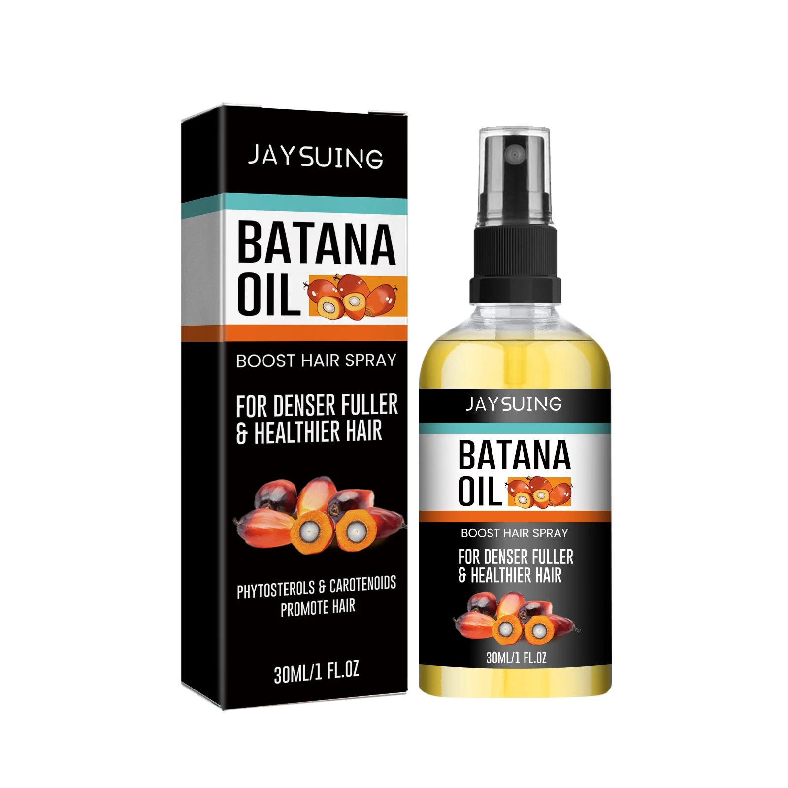 Jaysuing Natural Batana Oil Hair Spray Anti Hair Loss Hair Care Promotes Hair Growth Suitable for Men and Women Hair Conditioner
