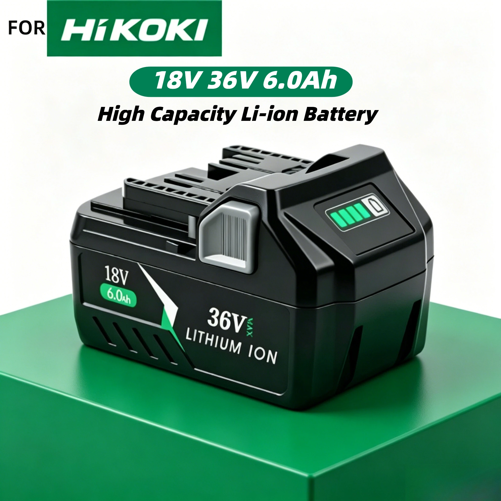 

36V /18V 6.0Ah Original for Hitachi HiKOKI Smart Voltage Conversion Battery Cordless Impact Drill Wrench Power Tools