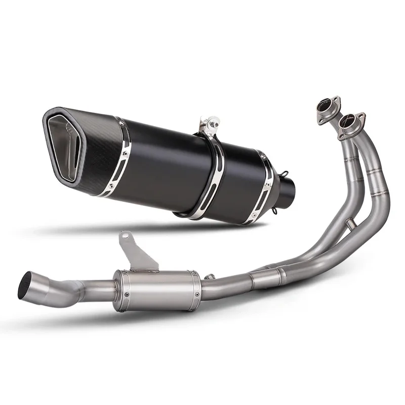 High Quality Complete Exhaust System Muffler and 51mm Link Pipe for Yamaha R7 2021-2025 YZF R7 YZF-R7 R77