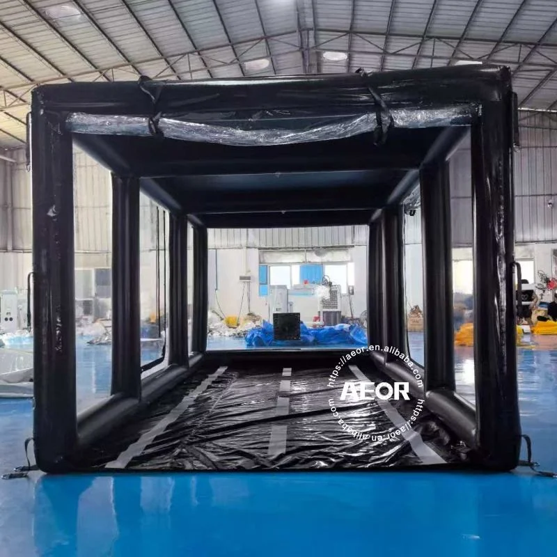 Custom Portable Dust Protection Outdoor Transparent Pvc Car Garage Shelter Storage Car Cover Inflatable Hail Proof Car Cover