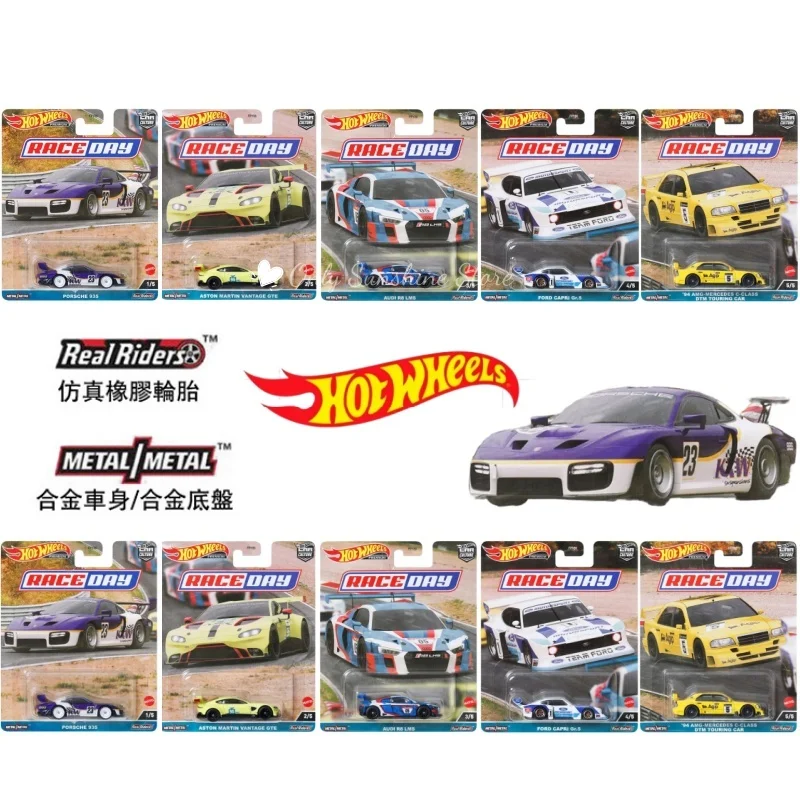 

HotWheels Race Day Porsche Aston Martin Audi Ford FPY86-D День соревнований Нерадио управляемая модель автомобиля Игрушечная модель