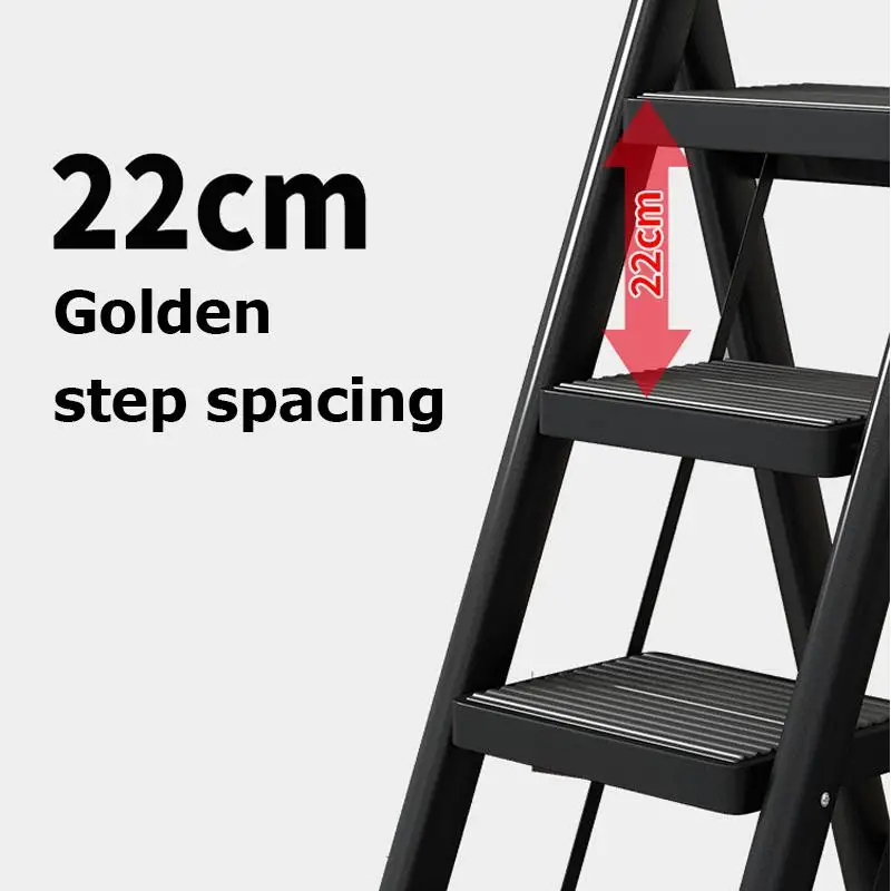 2/3 Step Ladders Household Folding ladder Multifunctional Ladder Chair Foldable House Ladder Protable A-ladder Stairs For Home