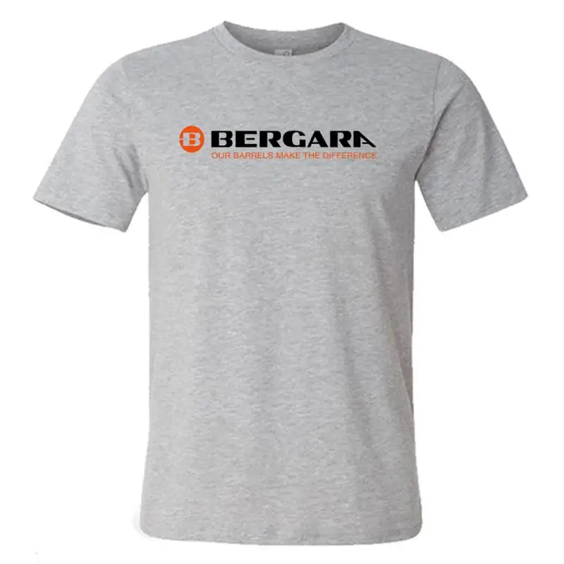 Bergara Guns Firearms Men's Grey T-Shirt Size S to 3XL