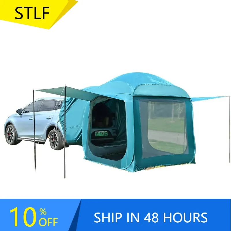 

YTYIN 3-4 People Camping Car Tail Tent Outdoor Quick-drive Roof Extension Yurt Rainproof Sunscreen Tent