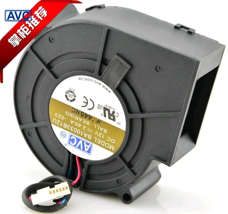 Ventilateurs centrifuges de refroidissement de processeur d'ordinateur, souffleurs d'air pour AVC, BA10033B12U, 9CM, 9733, 97*94*33, DC 12V, 2.4A