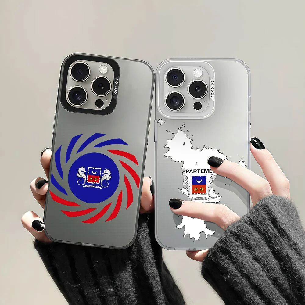 

The Mayotte Flag Phone Case For IPhone 12 11 13 14 15 16 17Max Pro Plus Mini Protective IMD Color Cover