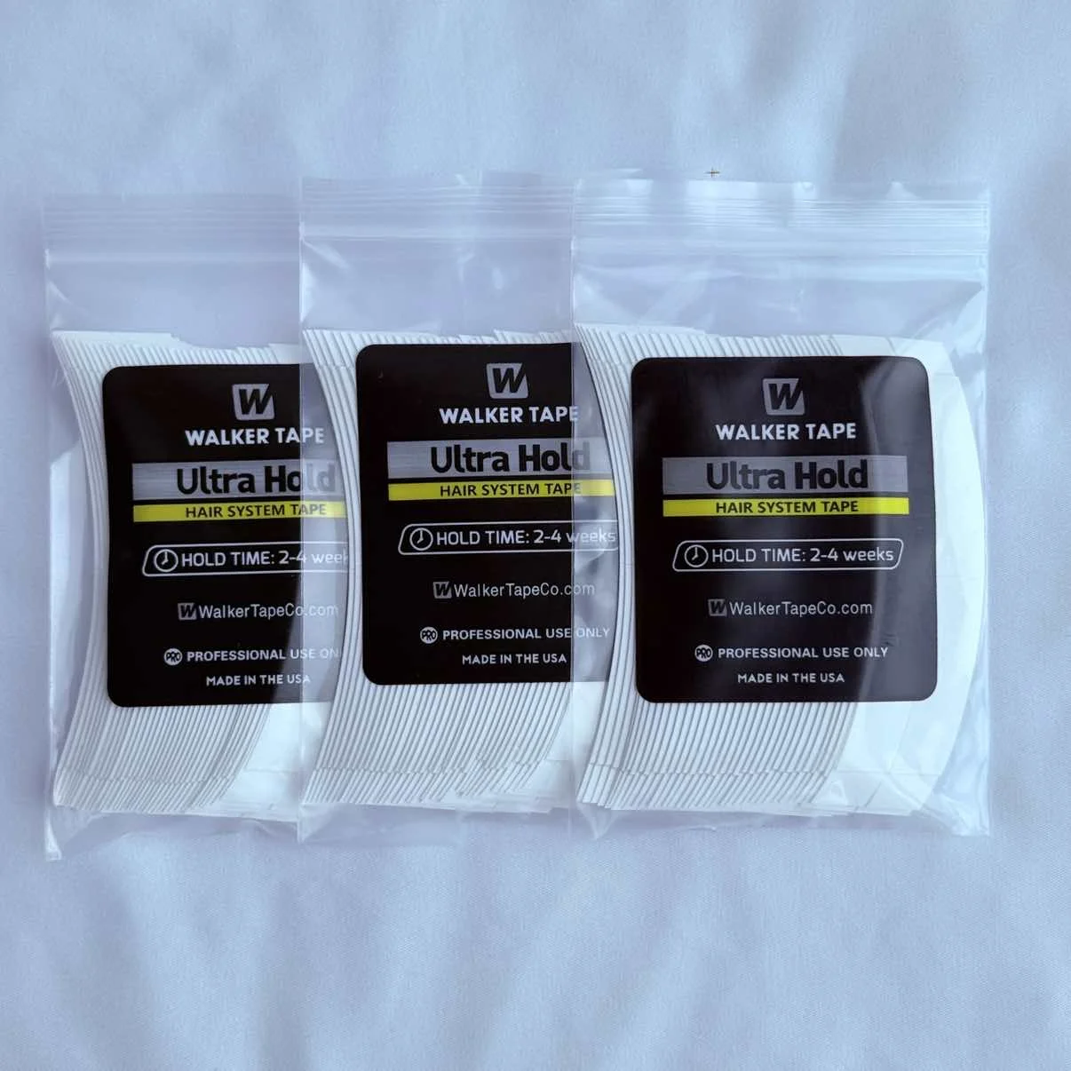 1/2/3/4Packs Ultra Hold Strong White Hair System Tape Double Side Adhesive Super Tape For Lace Wig/Man Toupee/Hair Pieces