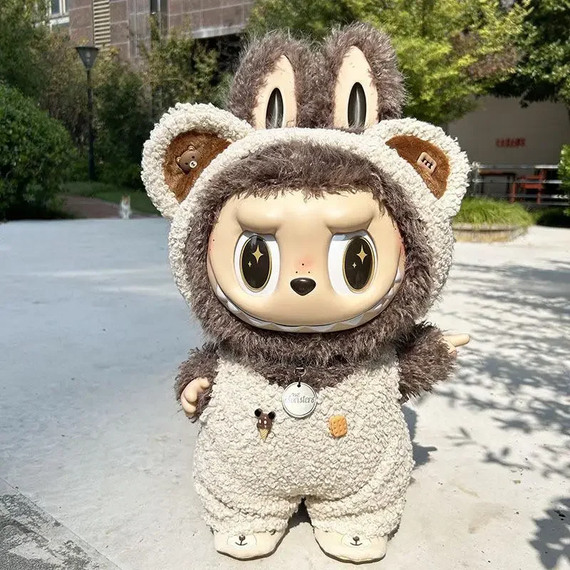 58cm Plush Doll'S Clothes Outfit Accessories For Korea Kpop Exo Labubu Idol for ZIMOMO doll circle bear onesie suit Clothing