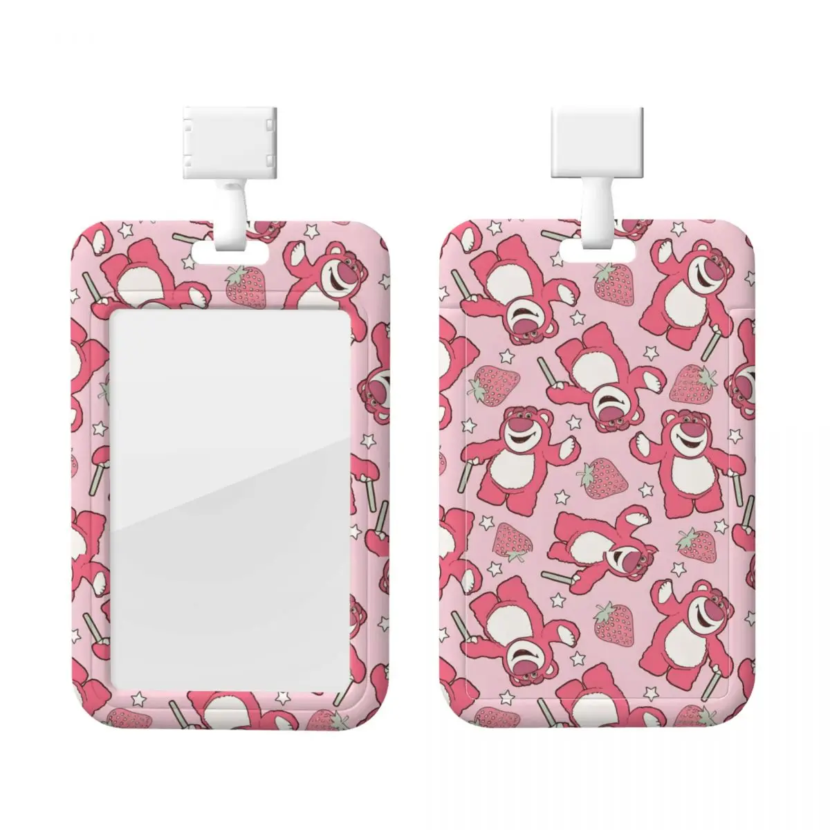 

Custom Lotso Anime Card Badge Holder Card Holder Men Women Neck Strap ID Credential Holder Engineers