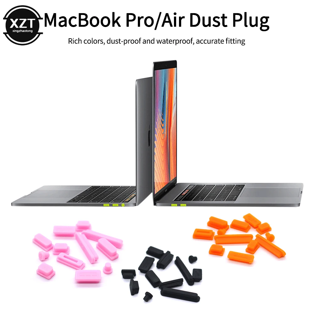 Laptop Dust Plugs Waterproof Protective Cover Computer USB Interface Dust Cover Computer Accessories for Macbook