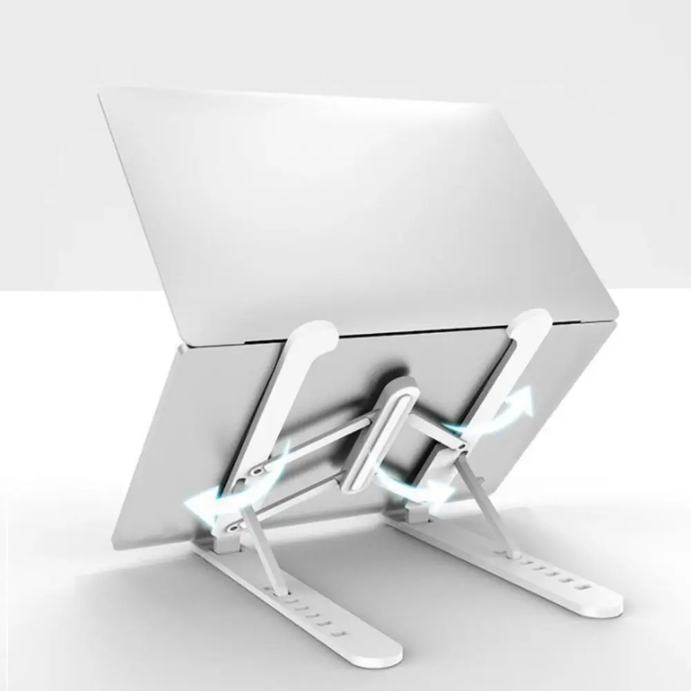 

ABS Laptop Holder Stand Foldable Lifting Laptop Cooling Bracket Lifting Cooling Holder Non-slip Notebook Support Base Office