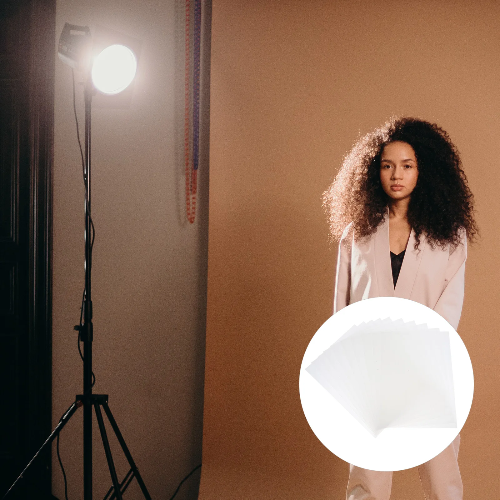 

10Pcs Transparent PVC Sheets Color Correction Film High Transparency Light Diffuser Multifunctional Crafting Teaching