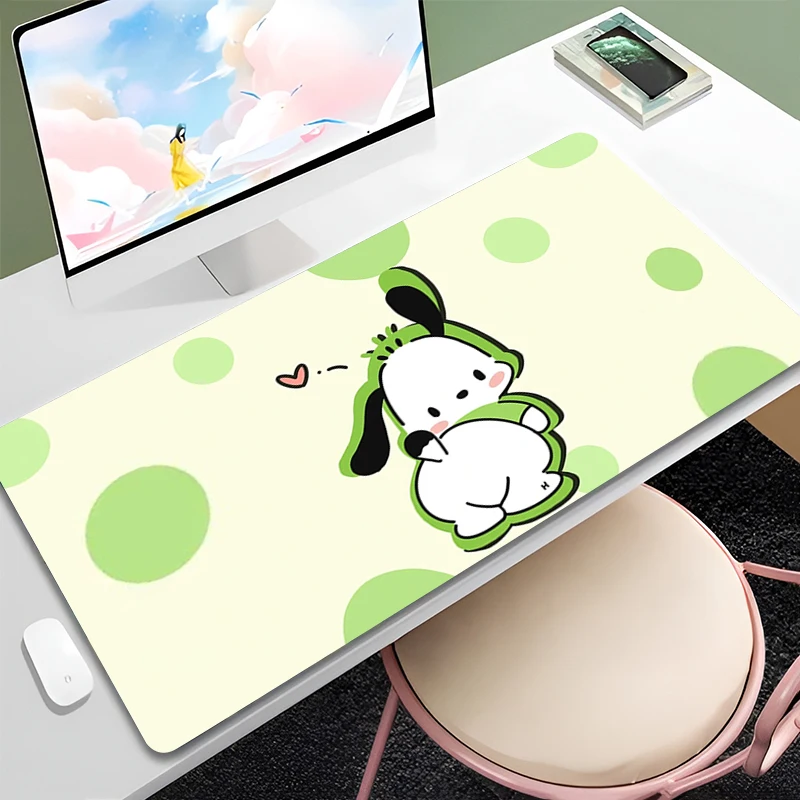 

Pachacco Sanrio Cute Mouse Pad Gamer Cabinet Desk Mat HD Carpet Laptop Kawaii Office Table Mat Keyboard Cartoon Large MousePads