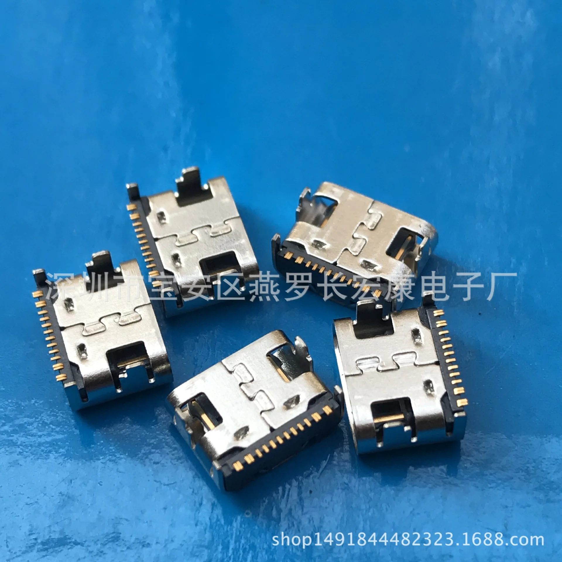

For USB 3.1 Female TYPE-C Single Row SMD 12P/14P Front 4 Pins SMT Columnless TYPE-C