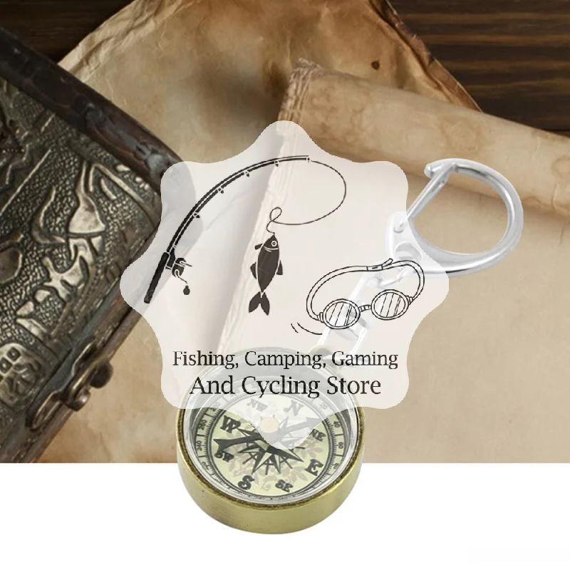 Compass Keychain Mini - Brelok z motywem sprzętu wspinaczkowego, w