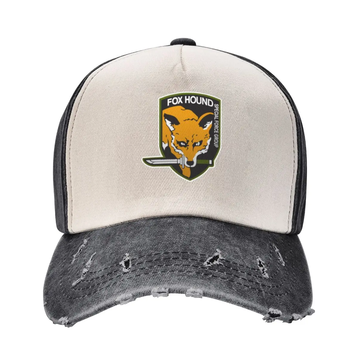 Fox Hound Special Force Group Logo Baseball Cap Dropshipping Custom Cap Caps For Men Women's