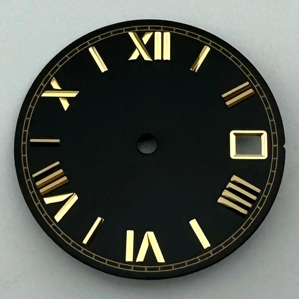 Timeaxis 28.5mm Sterile Dial Fit NH35/NH36 Movement Watch Parts Black Blue Green White Yellow Red Gray