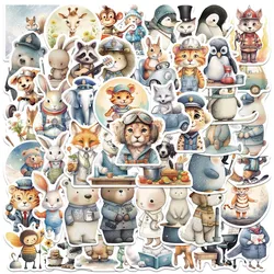 50pcs Cute Cartoon Fairy Tale Animals Stickers Vinyl Laptop Decals Water Bottle Luggage Notebook Phone Waterproof Graffiti