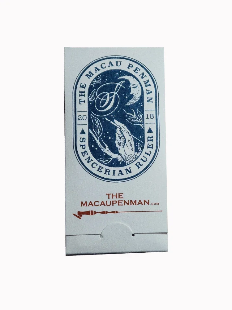 Calligraphy Copper Ruler Aquino Western Spencerian Script Guidelines Precision Tool for English Calligraphy Floral Design