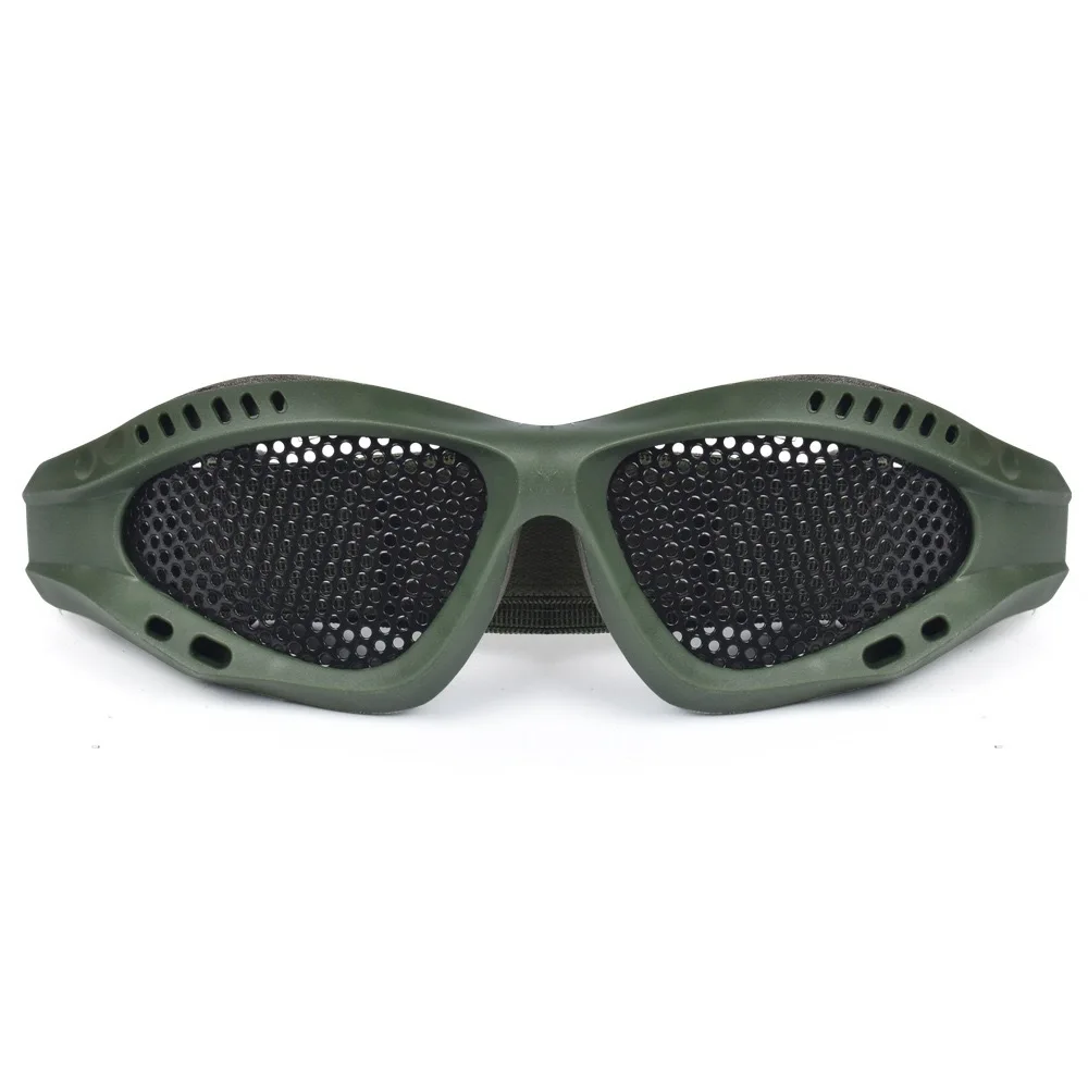 Outdoor Eye Protective Airsoft Safety Tactical Glasses Impact Resistant Wire Mesh Protective Goggles Hunting Paintball Goggles