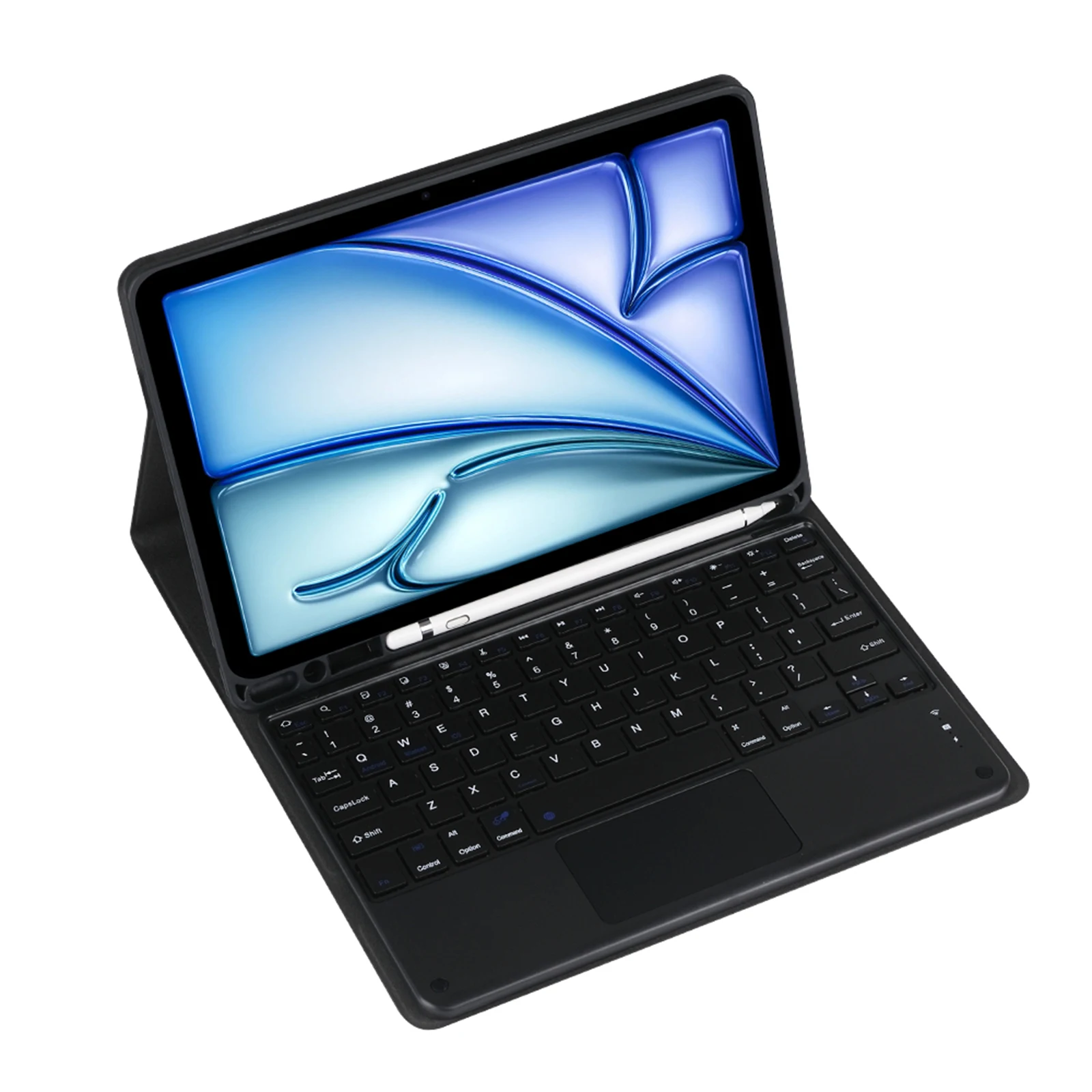حافظة لوحة المفاتيح والماوس لـ OPPO Pad 2 2023 PAD2201/2202 11.6 بوصة غطاء لوحة المفاتيح اللاسلكية القابلة للفصل مع حامل قلم مدمج