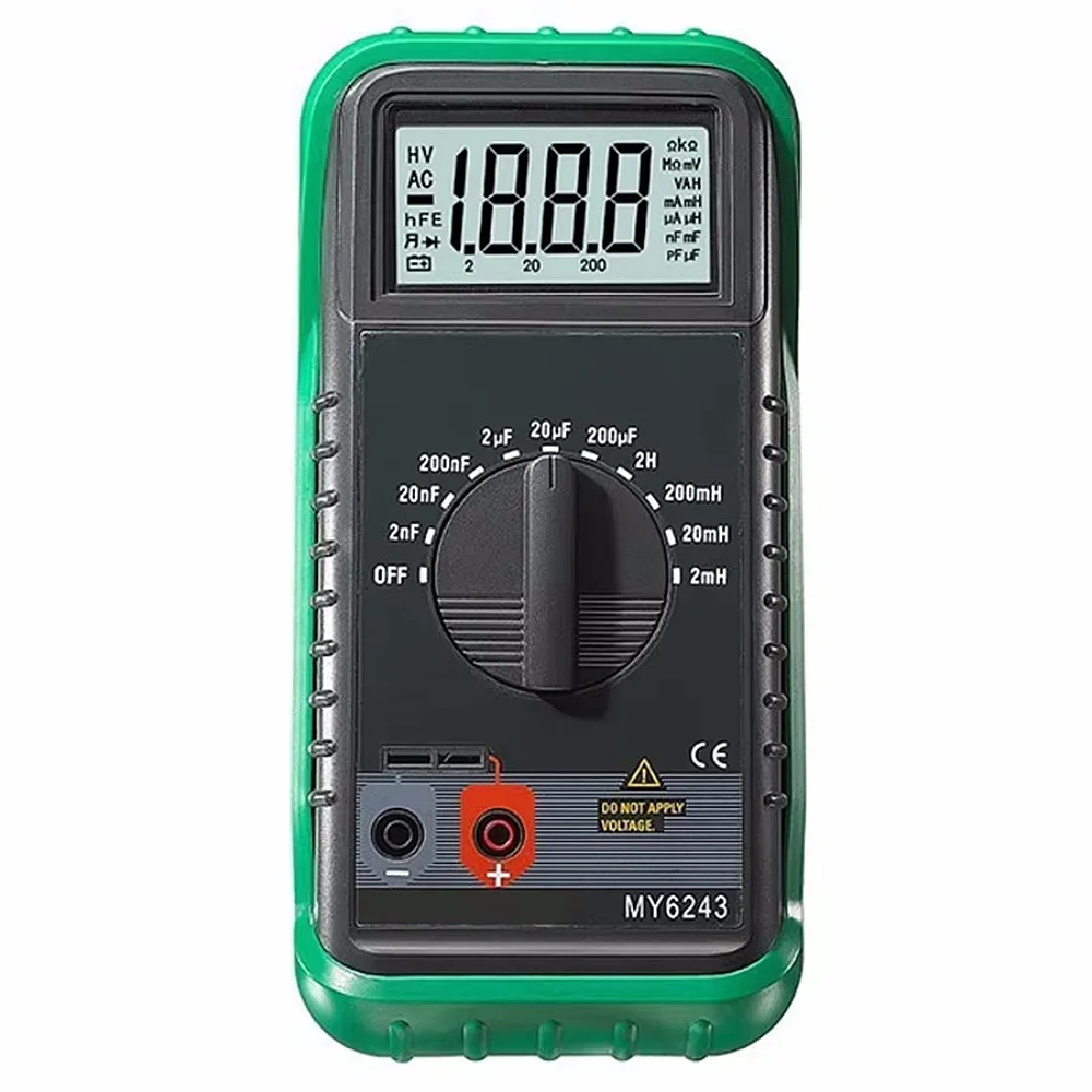 Multímetro Digital MY6243, probador de inductancia de capacitancia, medidor de inductancia C/L, medidor de capacitancia de 2m/20m/200mH/2H, 2nF-200uF