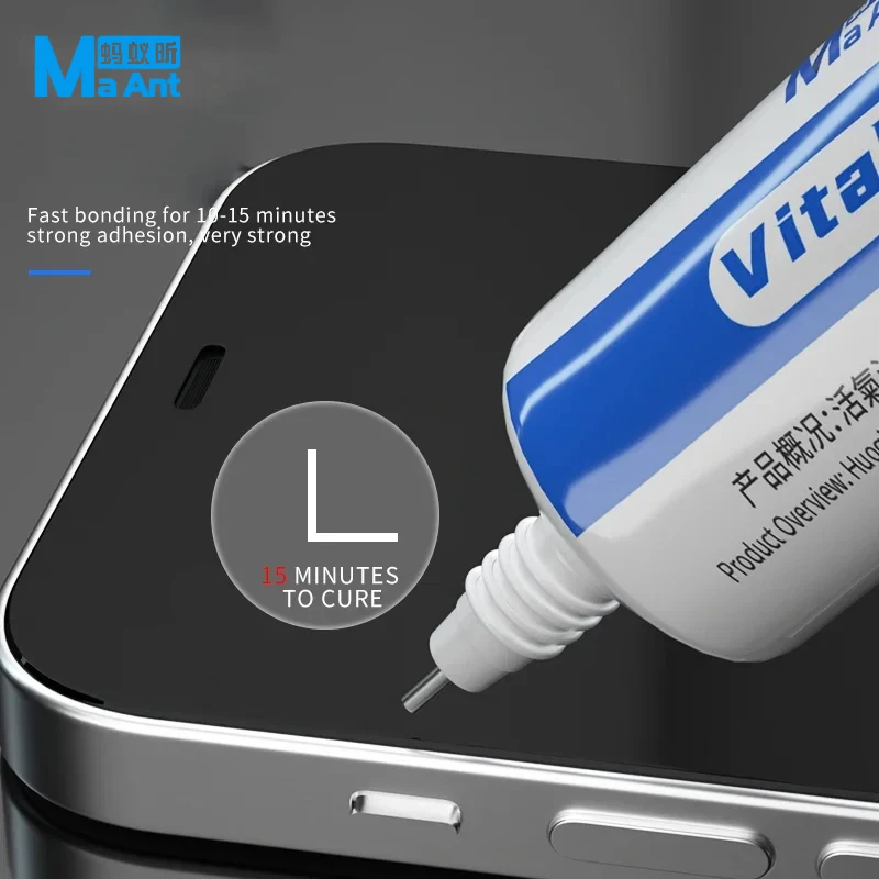 MaAnt 6002 Glue Multi Purpose Adhesive NO HEATING Repair Tool for  Smartphone Back Cover LCD Touch Screen Fast Fix Tool