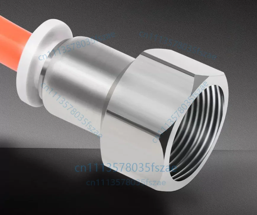 Accessories 10pcs pneumatic quick plug air pipe quick connector internal thread straight pcf4