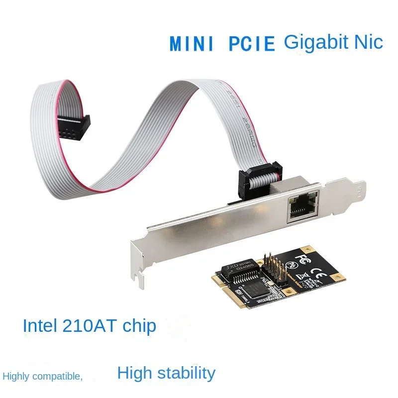 

Мини PCI E Gigabit Ethernet для intel I210 гигабитная сетевая карта сетевой адаптер для ПК Mini PCI Express RJ45 1000 Мбит/с проводная LAN Карта