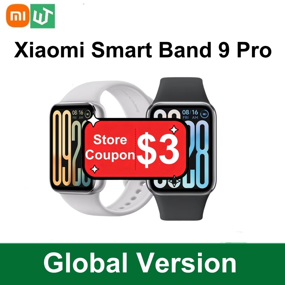  Original Global Version Xiaomi Smart Band 9 Pro Smartband 1.74" Display GPS Blood Oxygen Sport Smart Watch Bracelets Mi Band 