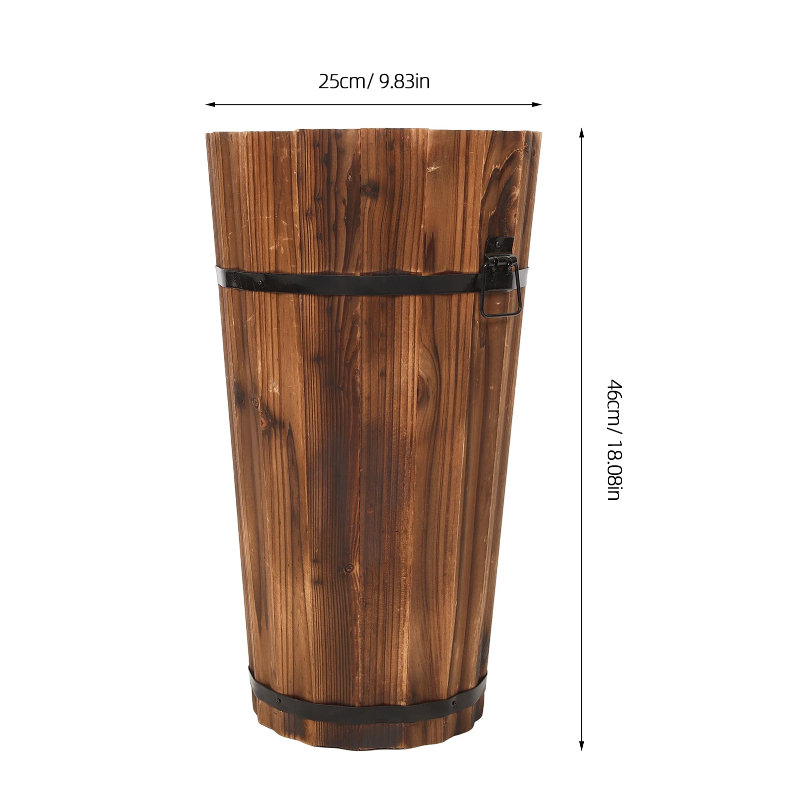 

Large Size Entryway Wood Storage Racks Umbrella Organizer Bucket Umbrella Bucket Stand Storage Rack Holder Retro