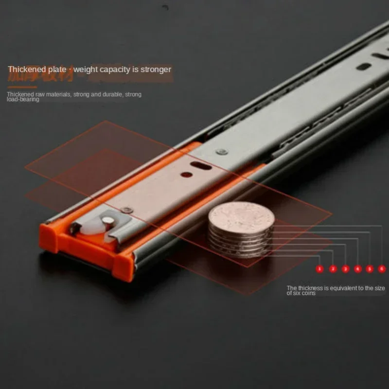 Furniture Hardware Drawer Slides Stainless Steel 10\