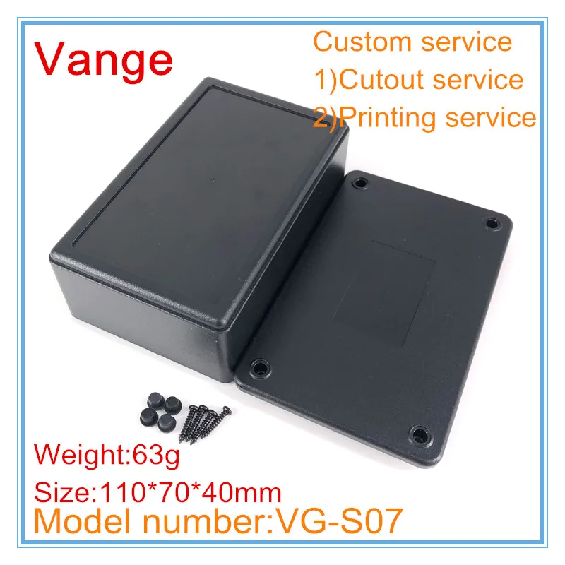 صندوق توزيع إلكترونيات جهاز Vange 110*70*40 مللي متر مبيت أدوات بلاستيك ABS