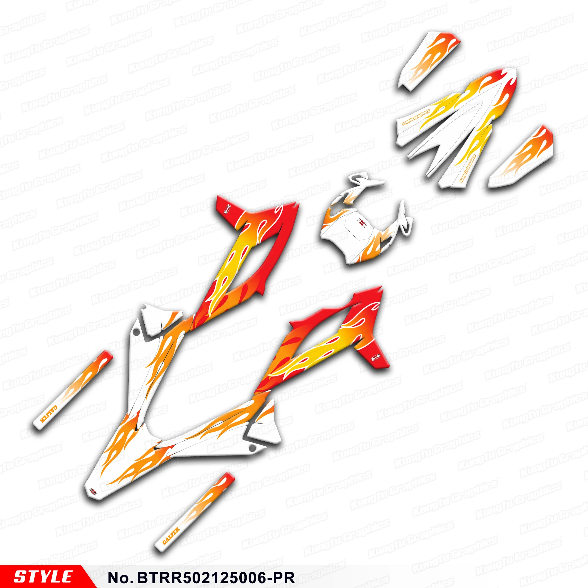 

Наклейка JY RACING Custom MX Graphics для BETA RR 50 Race 2021 2022 2023 2024 2025, BTRR502125006-PR