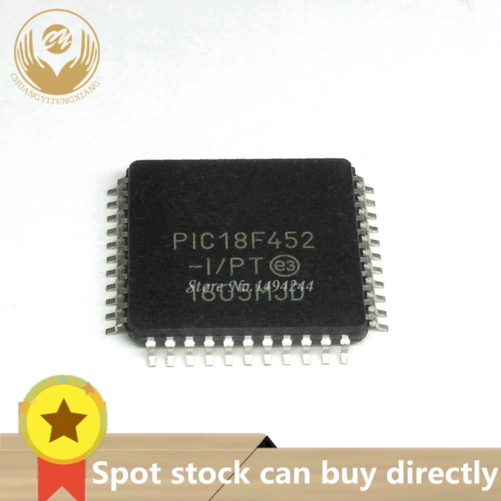 New original  Spot PIC18F4520-I/PT PIC18F4520 18F4520 TQFP144 IC MCU 8BIT 32KB FLASH 44TQFP 10PCS/LOT