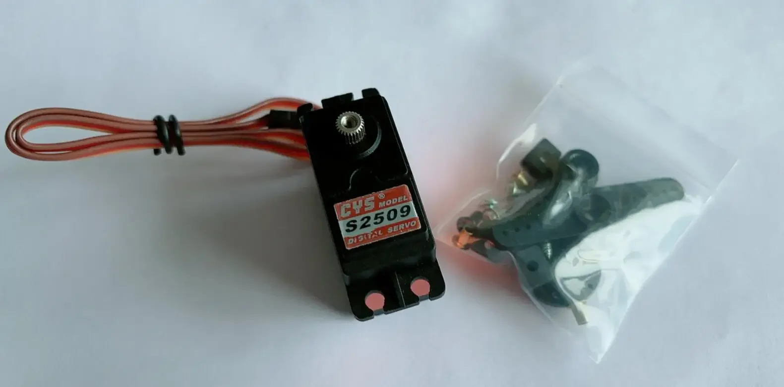 CYS-S2509 Digital 10kg 7.4V: 0.10 sec/60° 64g Aluminum Case Coreless Titanium Servo For RC Futaba Hitec Sanwa JR Align airplane