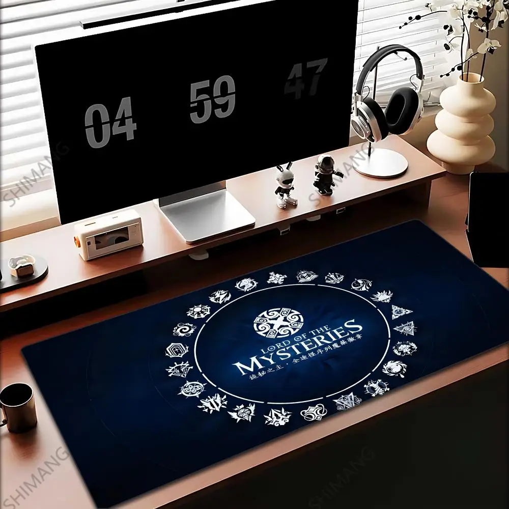 

Lord of The Mysteries Mouse Pad Novel Anime Gamer Keyboard Pad Laptop XXL Desk Mat PC Gaming Accessories Cool Mousepad Good Gift