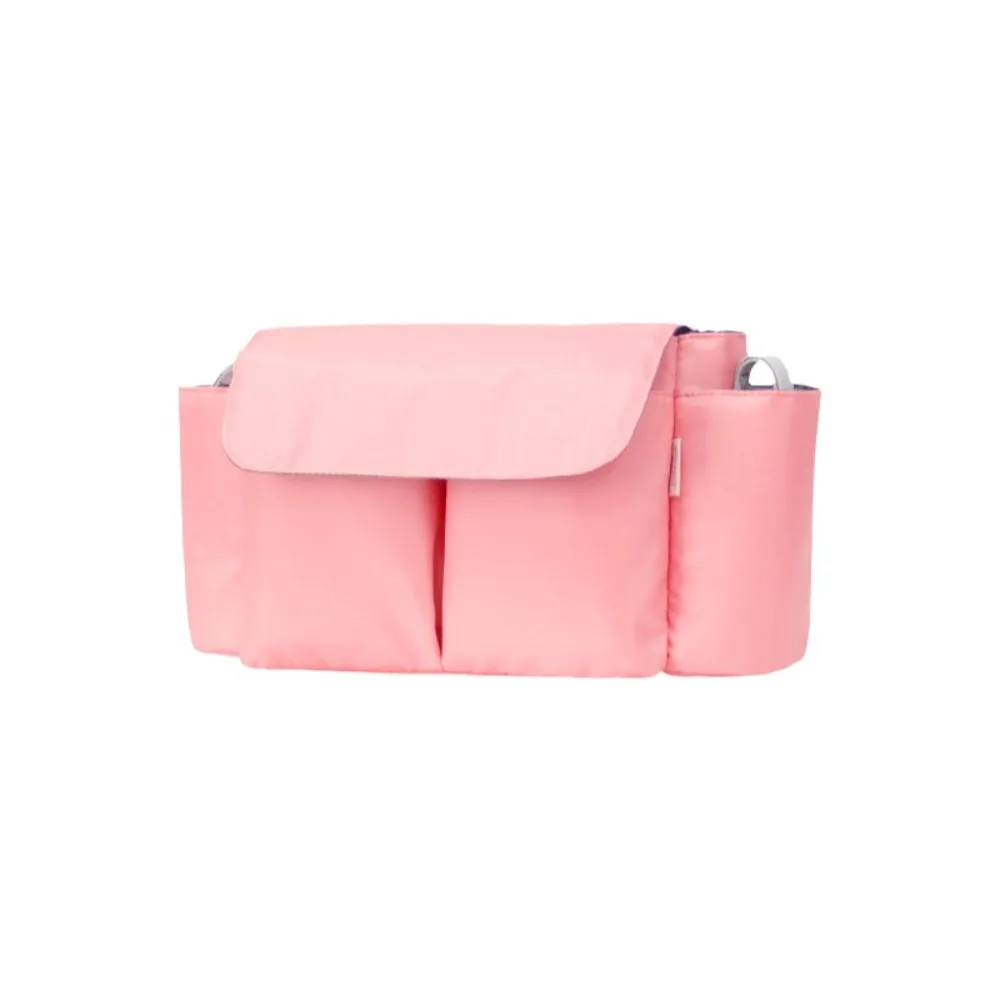 Large Capacity Stroller Storage Bag Multifunctional Adjustable Straps Baby Carriage Hanging Bag Space Saving Easy To Install