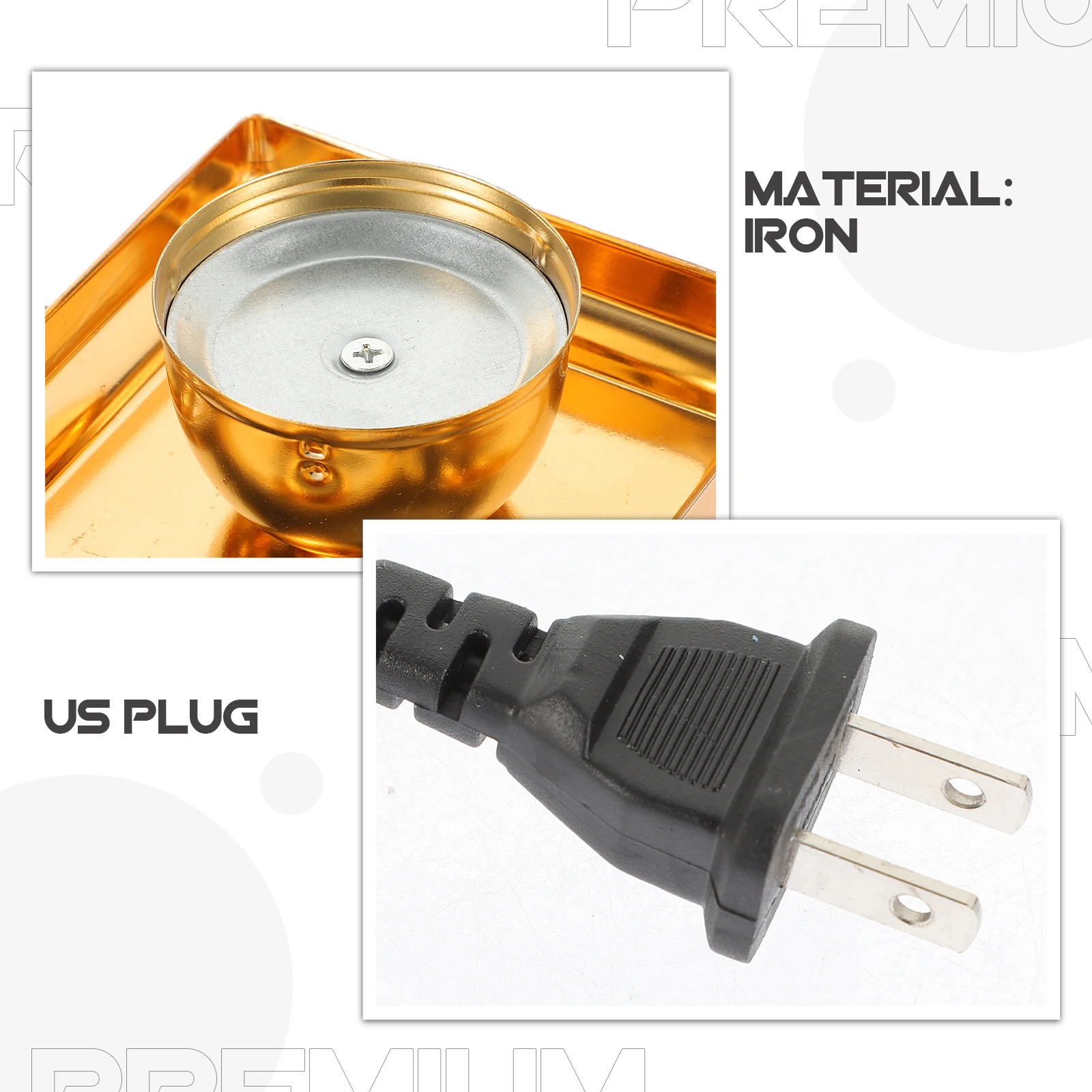 

Plug-in Incense Burner Electric Insence Retro Decor Bakhoor Uk Wax Heater Decorative Censer Aromatic