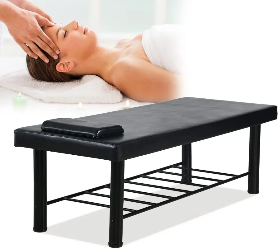 Massage Therapy Table Chiropractic Rolling Massage Table Physical Therapy 75”Long 29.5”Wide Stationary Massage Heavy