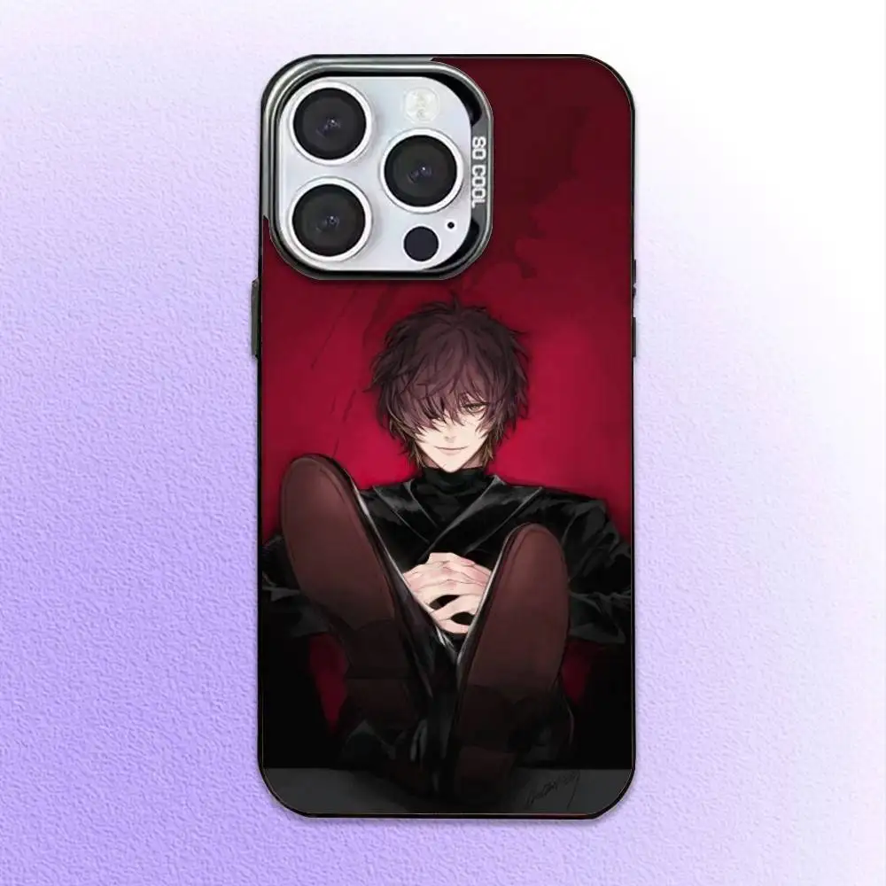 حافظة هاتف T-Towa ذات الضرر البطيء لهاتف iPhone17,16,15,14,13,12,11 Plus، غطاء داخلي مطلي بالفضة الملونة Pro Max