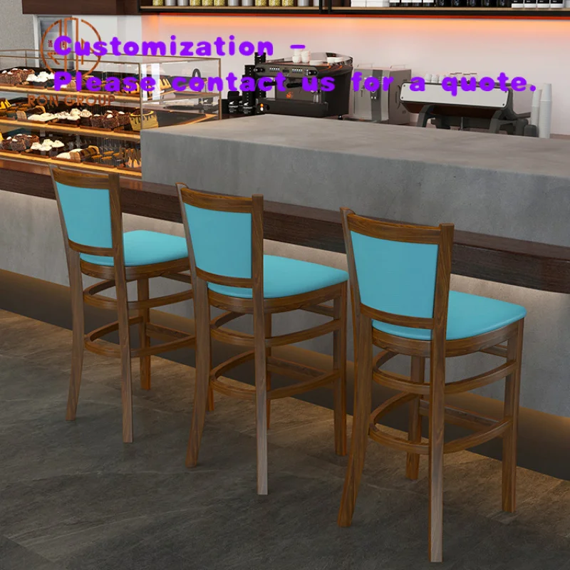 custom.High Quality Commercial Cafe Wooden Square Table and Chair Set Modern Dining Fast Food Restaurants and Coffee Sho