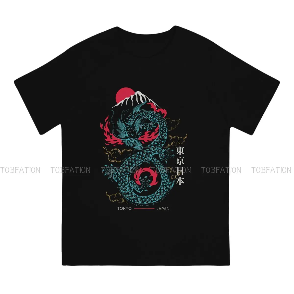 Tokyo Japan Asian Retro 80's Style Japanese Aesthetic Dragon Special TShirt Tattoo Style Hip Hop Gift Clothes  T Shirt Stuff