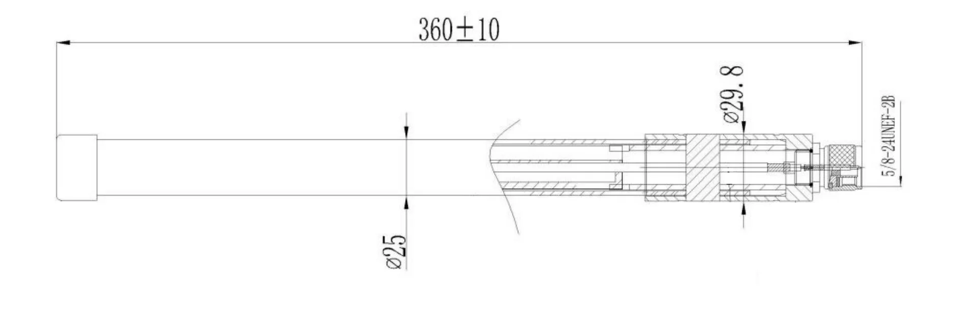 3dBi Fiberglass Antenna | frequency options 433/470/868/915MHz | RAKwireless