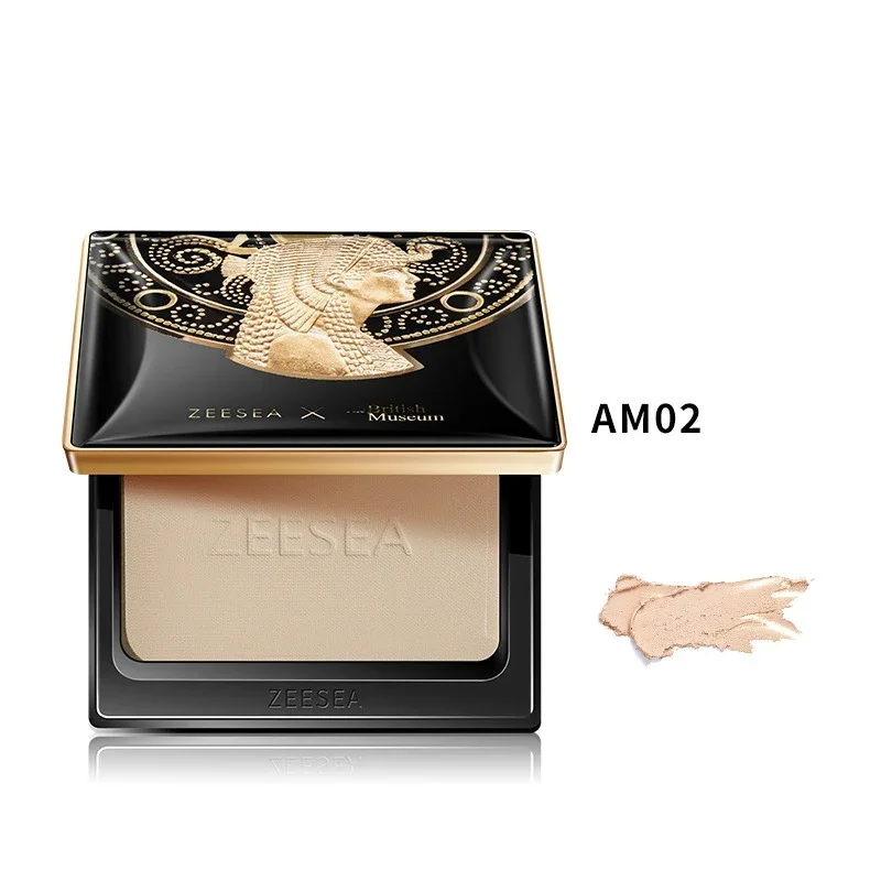 ZEESEA-polvo de base compacto, cobertura de luz Natural, mate, suave, resistente al agua, polvo de ajuste de Control de aceite
