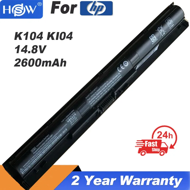 

14.8V K104 KI04 Laptop Battery 800049-001 HSTNN-DB6T HSTNN-LB6S For HP Pavilion N2L84AA TPN-Q158 14-ab007la 15-an005TX