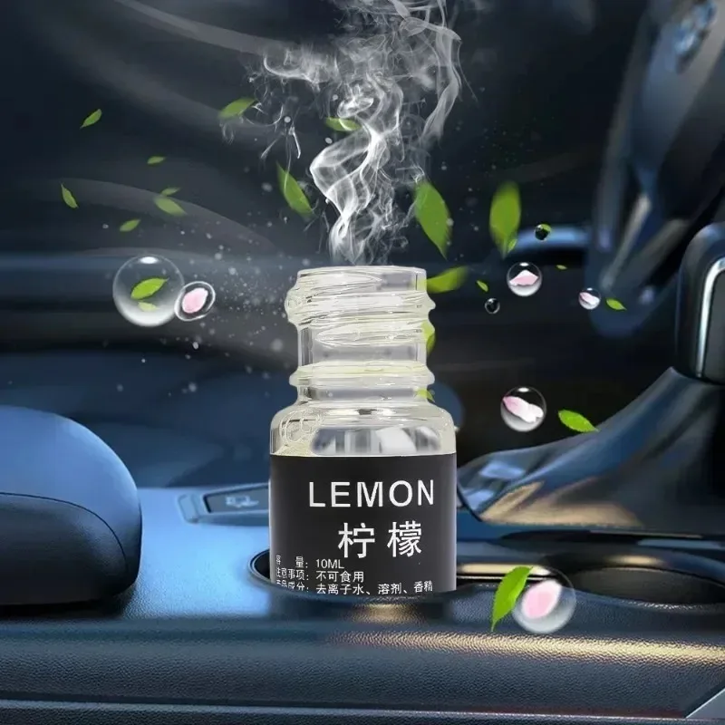 Car Fragrance Car Air Freshener Refill Liquid Perfume Essential Oil Natural Plant Aroma Diffuser Auto Interior Accessories
