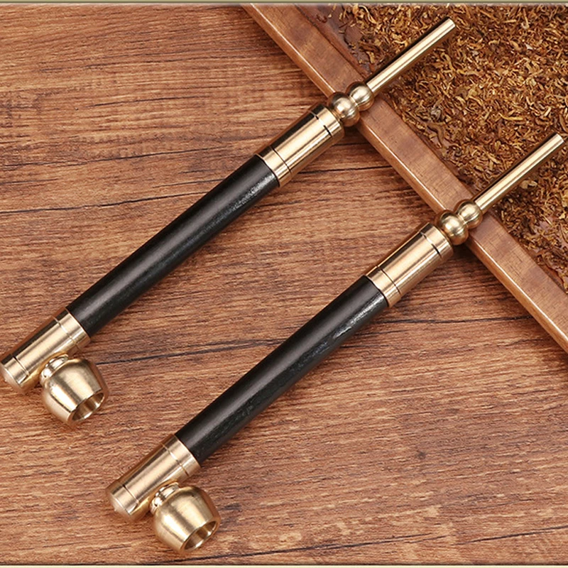 Metal old style Multifunction Smoking Pipe Tar Filtration Healthy Cigarette filter Fashion Recyclable Tobacco Pipe Gift for Men